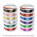 12 Rolls Jewelry Wire Craft Wire Tarnish Resistant Beading Wire