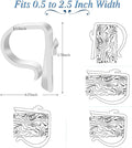 Clothes Pins for Church Pews, 12 Count White Plastic Pew Clips