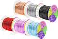 8 Gauge Anodized Aluminum Craft Wire for Jewelry Making, 120 FT