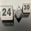 Metal Place Cards Stackable Tent Style Table Numbers，Place Card, 10 Pcs