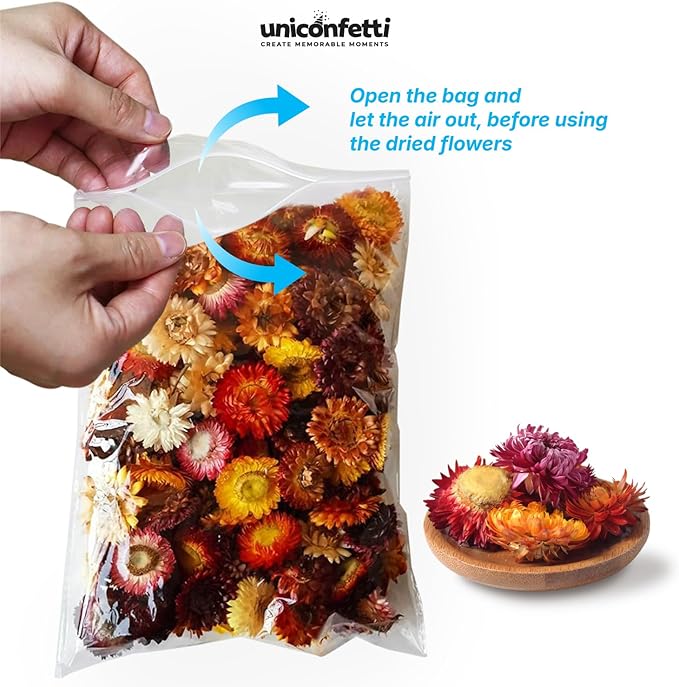 Dried Flower Red Peony Biodegradable Confetti - Real Flower Petals for Weddings, Flower Girl Toss, Wedding Send Off Ideas, Party Table Decoration | Boxed - 8oz (0.5lbs)