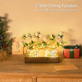 Mason Jar Lights Centerpiece Table Decor for Dining Room Farmhouse