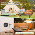 Solar String Lights, 2 Pack 204 ft Black, Waterproof Outdoor
