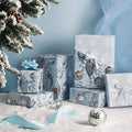 Christmas Wrapping Paper Mini Roll – Silver