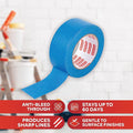 Professional Painters Tape 2.5-Inches X 60-Yards (Single Pack) – Blue
