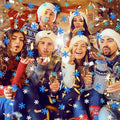 Snowflake Glitter Confetti Decorations