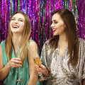 Backdrop Curtain Party Streamers Hot Pink Birthday, 2 Pack – Hot Pink