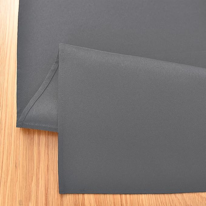 Farmhouse Grey Table Runner Dining Table Runners 48 Inches Long Coffee Table Runner for Dresser Living Room Bedroom Holiday Party Banquet 12X48 Inch