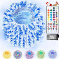 300 LED Color Changing Christmas Lights, 35 Colors 98FT String Lights Halloween Decorations, Waterproof Twinkle Fairy Light Clear Wire for Bedroom Indoor Outdoor Holiday Xmas Tree Wedding Party
