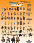 Flat Plastic Miniatures: Wildlands, 62 Unique Wilderness-Themed Minis