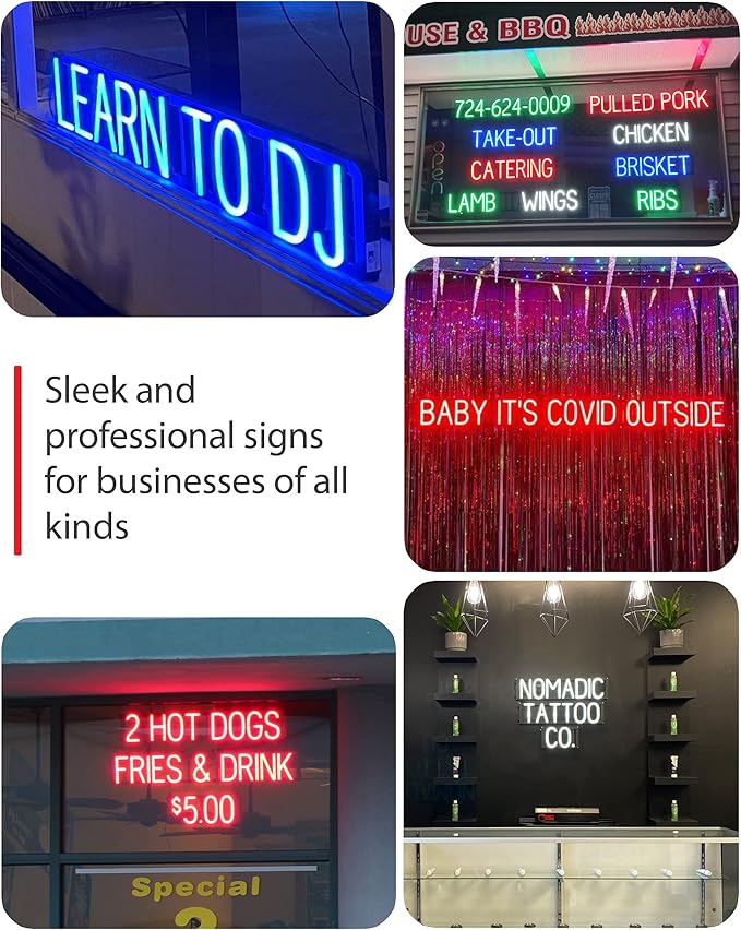 SpellBrite ICE COLD BEER Sign | Beer-Related Sign with Neon Look, Blue LED Light Source | 16.8" x 23.8"