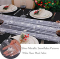 Christmas Snowflake Table Runners, 6 Pcs