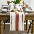 Caramel Farmhouse Woven Rustic Table Runner