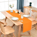 Farmhouse Table Runner Dining Table Runners, 90 Inches – Orange