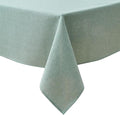 NLMUVW Sage Green Linen Tablecloth Rectangle, Rustic Textured Table Cloth Water Resistant Farmhouse Table Cover for Kitchen Dining Party Coffee, 54x96 Inch