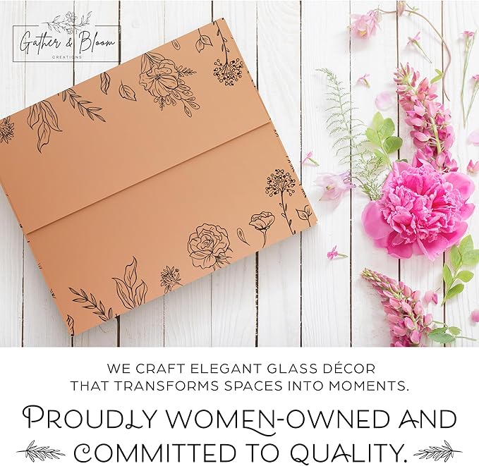 Gather & Bloom Creations Glass Bud Vases in Bulk – Set of 10 Mini Wedding Centerpiece Vases – Durable, Vintage-Inspired Clear Glass Vases for Flowers and Table Decor
