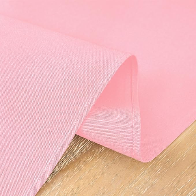 2 Pack Pink Small Short Table Runner 12 x 48 Inch Solid Color Runners Coffee Table Dresser for Daily Party Home Decoration