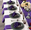 Square Satin Dinner Napkins, 36 Pack