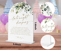 Late Night Diapers Sign, Greenery Gold Baby Shower Sign