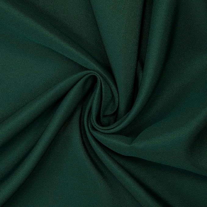Gee Di Moda Square Tablecloth - 85 x 85 Inch Hunter Green Table Cloth for Large Square or Round Tables - Heavy Duty Washable Fabric - for Buffet Table, Holiday Party, Dinner, Wedding & Baby Shower