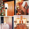 Sequin Backdrop – Rose Gold, 8FT X 10FT Sequin Photography Backdrop