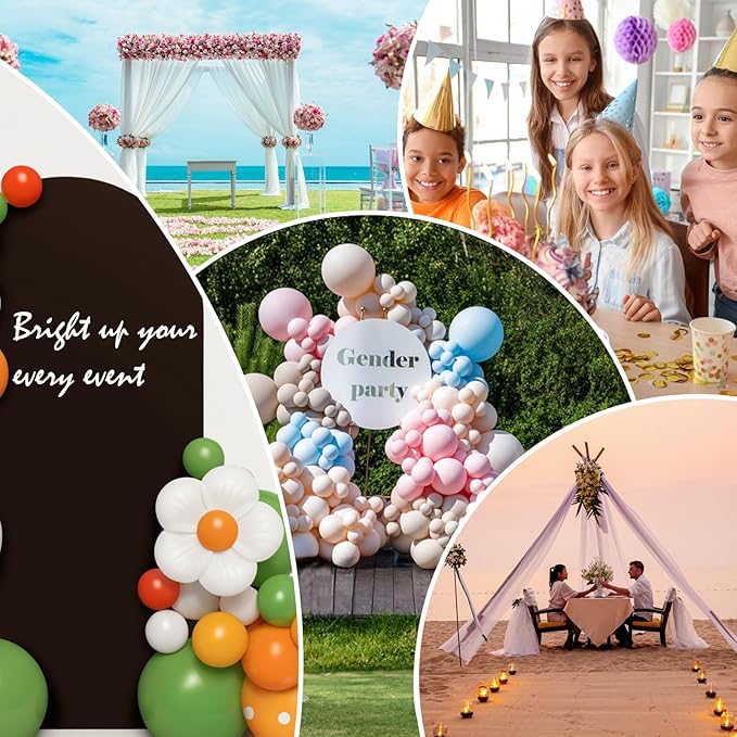 LEBENGURU Upgraded 5FT Wedding Arch Cover, Brown Spandex Fitted Arch Backdrop Cover, Round Top Chiara Stand Covers for Birthday Party Baby Shower Banquet Balloon Décor