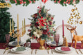 Artificial Christmas Flowers Greenery Combo Box Set Faux Flowers Bulk
