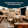 Wine Glasses Set of 12, 12.75 oz Clear Glass, Dishwasher Safe