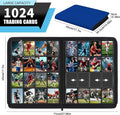 16 Pocket Card Binder, 1000+ Premium Zip Trading Card Binder
