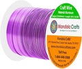 22 Gauge Anodized Aluminum Craft Wire for Jewelry Making, 100 FT