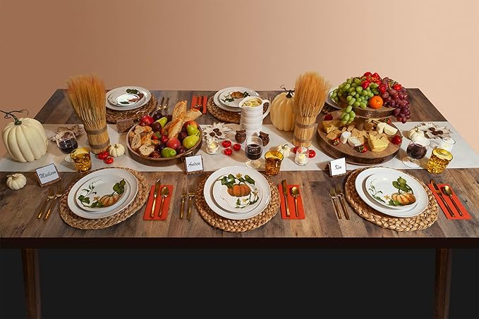 American Homestead Paper Table Runner Roll - 78 ft. Disposable Linen-Like Table Cover Roll - 20 Perforated Table Runners (16" x 48") for Parties, Weddings, and Events - Terracotta
