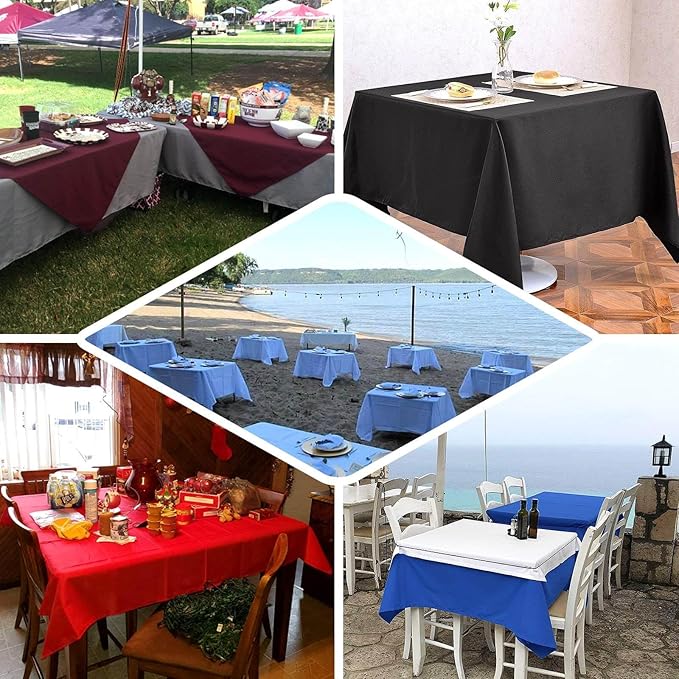 Efavormart 70" Square Linens Nude Wholesale Linens Polyester Square Linen Tablecloth for Wedding Banquet Party Restaurant