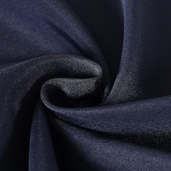 Cupuamon Square Tablecloth 52x52 inch Washable Polyester Fabric Table Cloth for Wedding Party Dining Banquet Decoration（52x52,Navy）