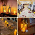 Enido 12 Pc Flameless LED Candles with Remote & Timer
