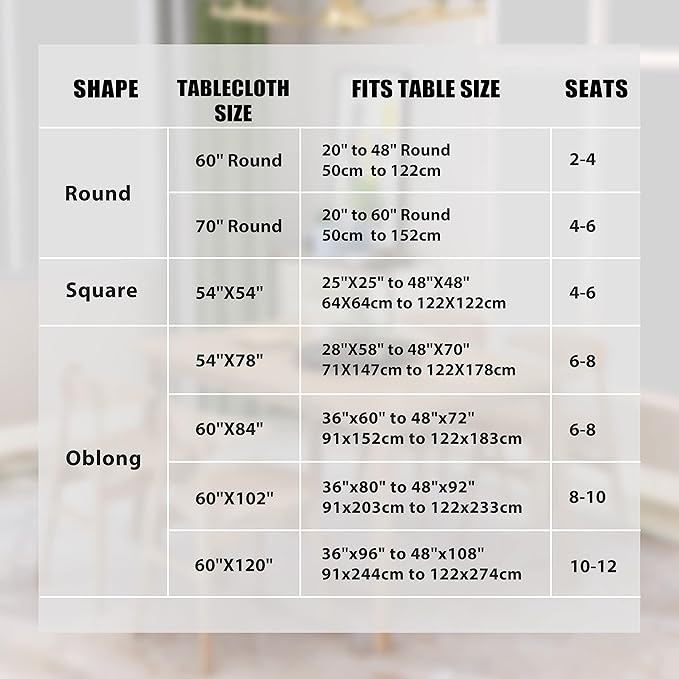 sancua 2 Pack Beige Tablecloth 54 x 78 Inch, Rectangle 4 Feet Table Cloth - Stain and Wrinkle Resistant Washable Polyester Table Cover for Dining Tables, Buffet Parties and Camping