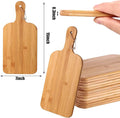 12 Packs Wooden Cutting Board Set with Handles Large Kitchen Serving