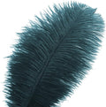 Ostrich Feathers Bulk – Teal, 24Pcs 12-14inch Feathers for Party
