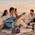 Karaoke Machine, 8000mAh Portable Bluetooth Speaker with 2 Wireless