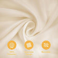 Tablecloths, 70 x 120 Inch Rectangular Polyester, Beige, 10 Count