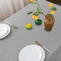 Linen Table Cloth for Rectangle, 6ft – Light Grey