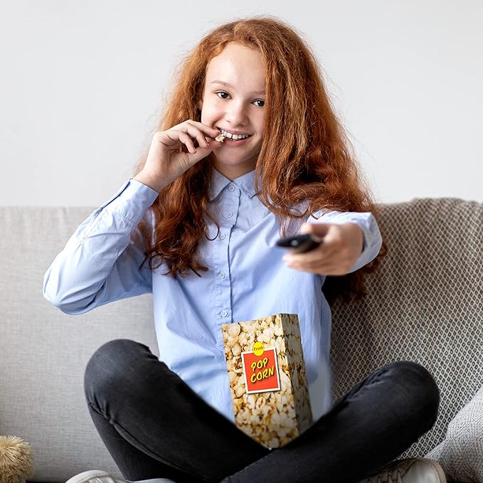 MT Products Small Popcorn Bags 1.5 oz. - Popcorn Holders for Party - Pack of 50