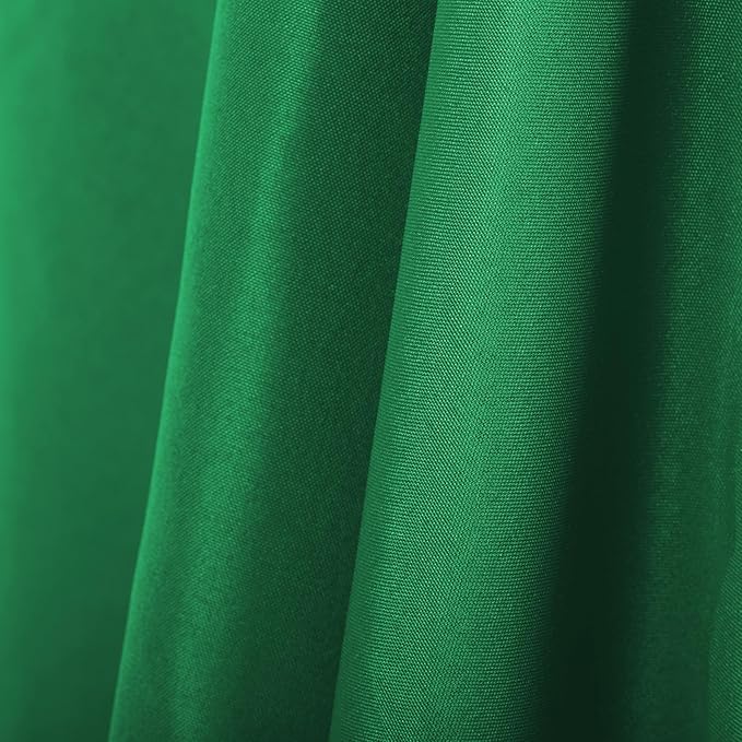 Ascoza 2pack 60x102 Inch Emerald Rectangular Tablecloth 6 Feet Table Cloth in Polyester Fabric for Wedding/Banquet/Restaurant/Parties