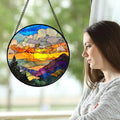 Stained Glass Window Hanging
