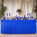 Spandex Table Clothes for 8 Foot Rectangle Tables, 2 Pack – Royal Blue