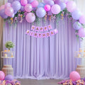 Tulle Backdrop Curtain for Parites, 10x10ft – Purple