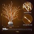 33in Birch Light Tree with 180 LED Lights