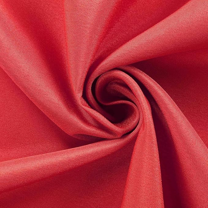 Efavormart 54x54 RED Wholesale Linens Seamless Polyester Square Linen Tablecloth for Wedding Banquet Party Restaurant