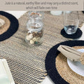 Jute Table Runner, 13x72 Inch – Natural, Vintage Boho Rustic Table