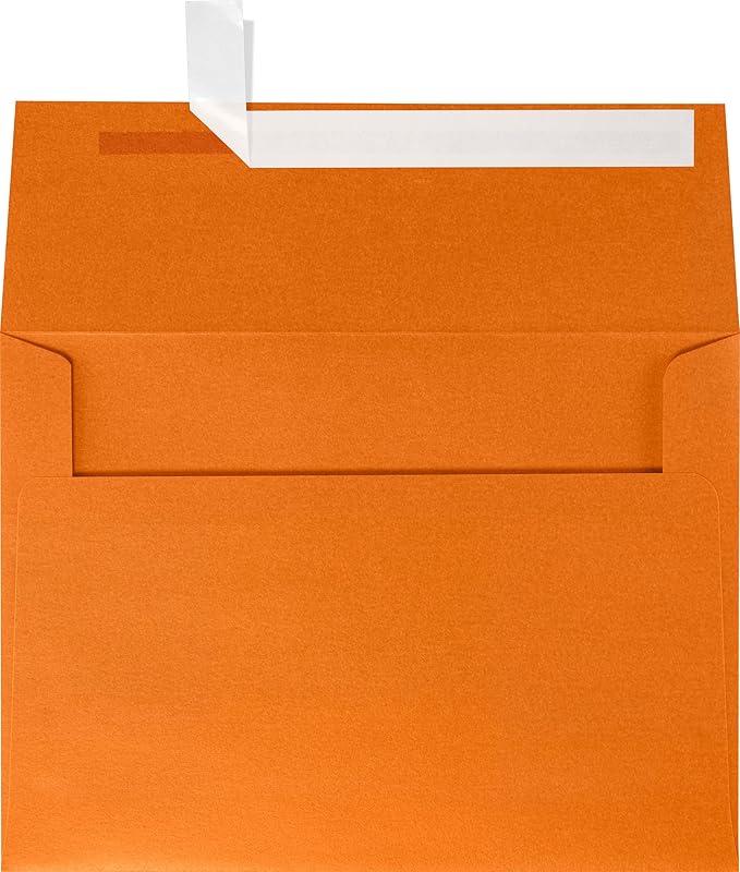 LUXPaper A7 Invitation Envelopes | Peel & Press | 5 1/4" x 7 1/4" | Flame Metallic | 80lb. Text | 500 Qty