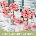 8 Bundles Artificial Peonies Flowers Boho Faux Flowers Arrangements